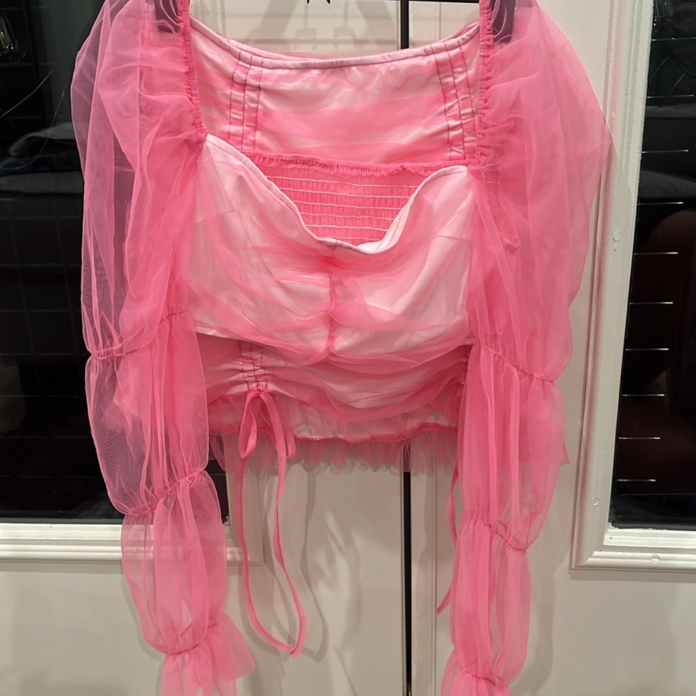 Boutique size small pink matching set